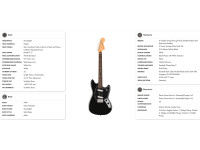 Fender Player II Mustang BLK Fender Player II Mustang BLK